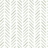 Painted Herringbone Green Wallpaper, by York Wall, 33' length x 1'8.5" width x 0.02" depth thumbnail 1