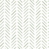 Painted Herringbone Green Wallpaper, by York Wall, 33' length x 1'8.5" width x 0.02" depth thumbnail