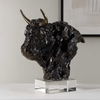 Bison Bust Bronze Sculpture, Decorative by Uttermost, 11" width x 13.25" height x 8" depth thumbnail 6
