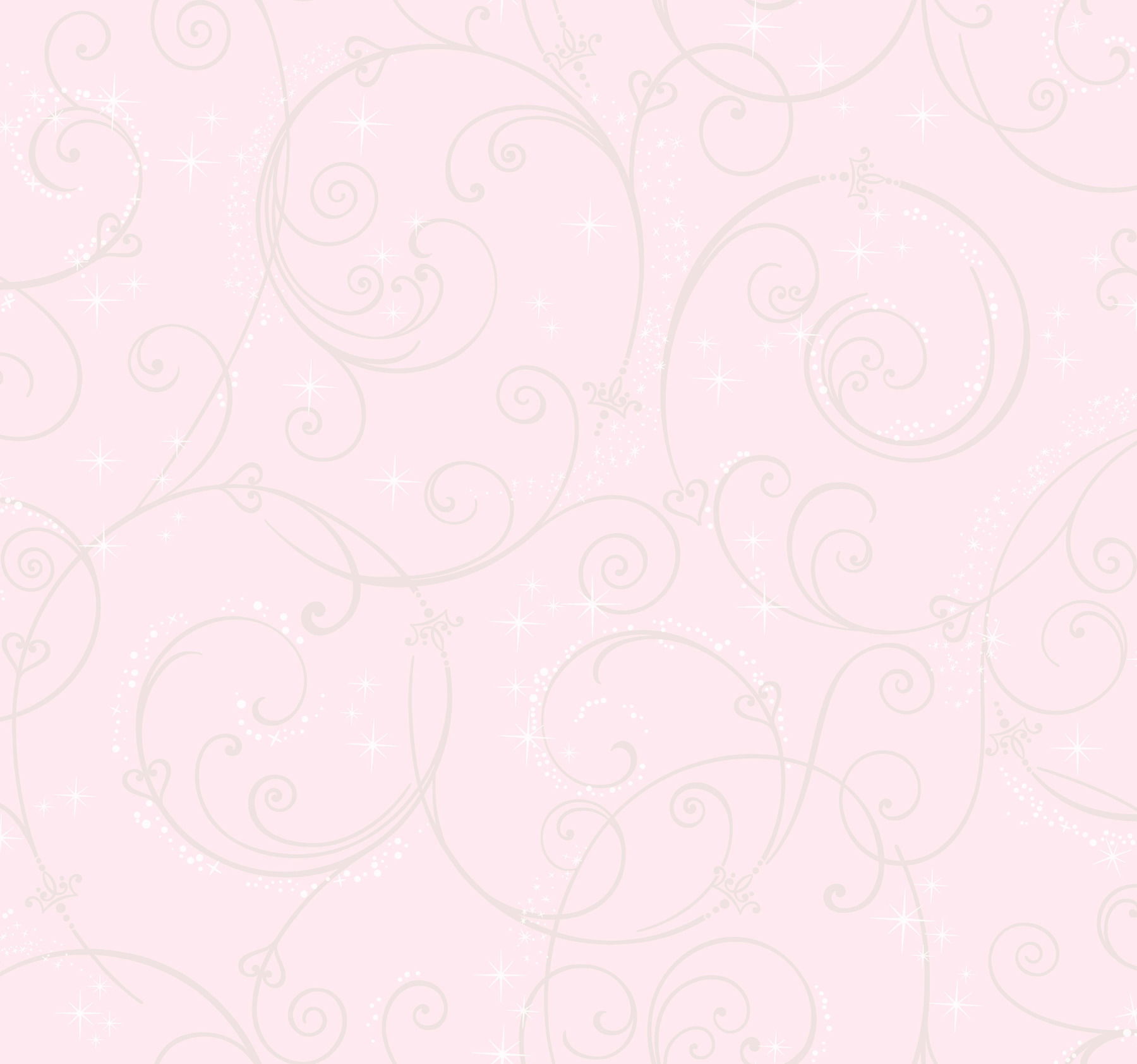 Disney Princess Perfect Scroll Gold Glitter Wallpaper large image 