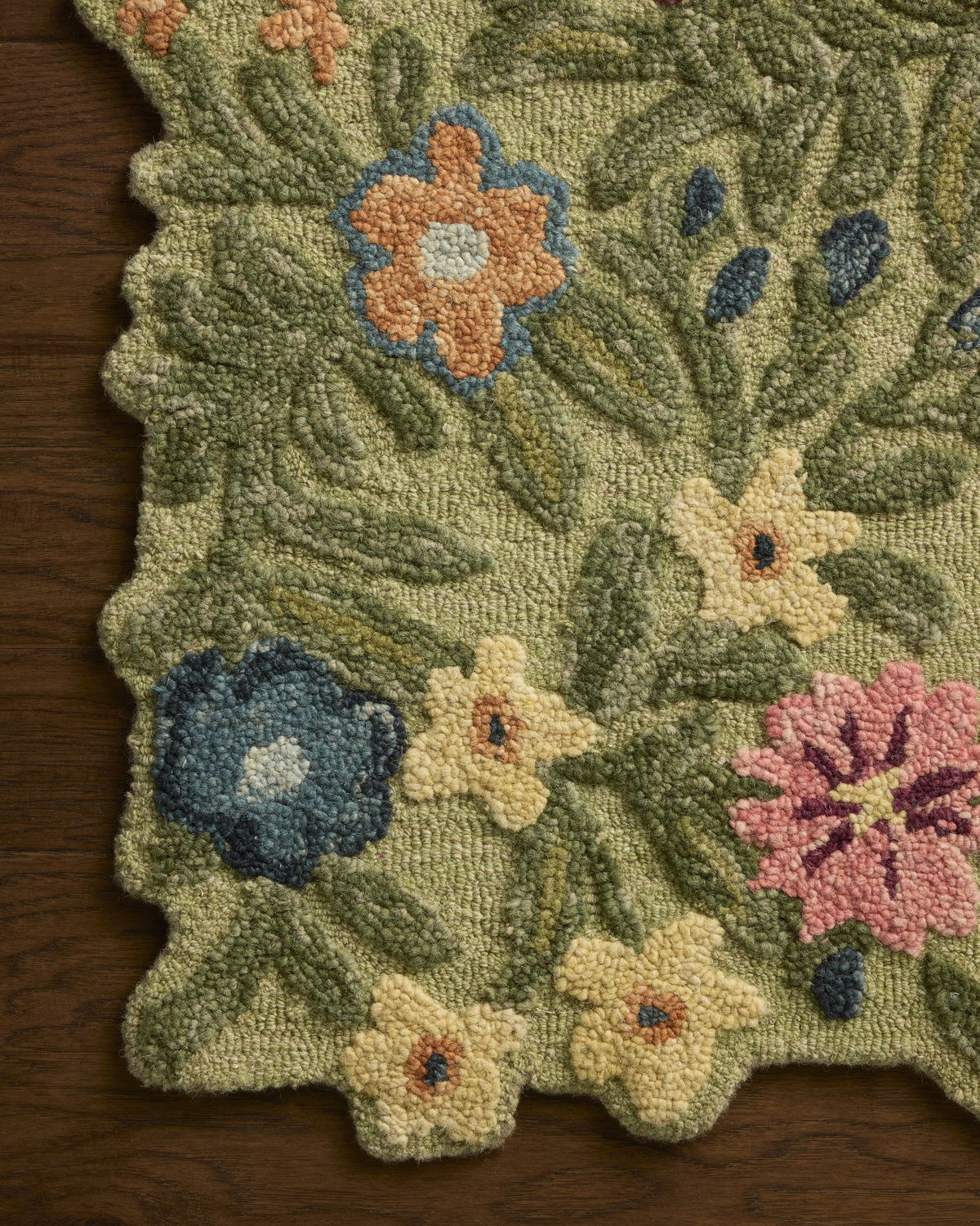 Rifle Paper Co. x Loloi Edith Rug, 1'6" length x 1'6" width View 5