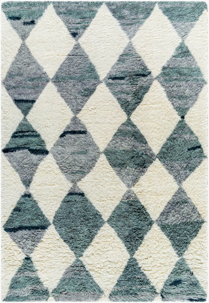 Beni Moroccan Handmade Rug, by Surya, 1'6" length x 1'6" width