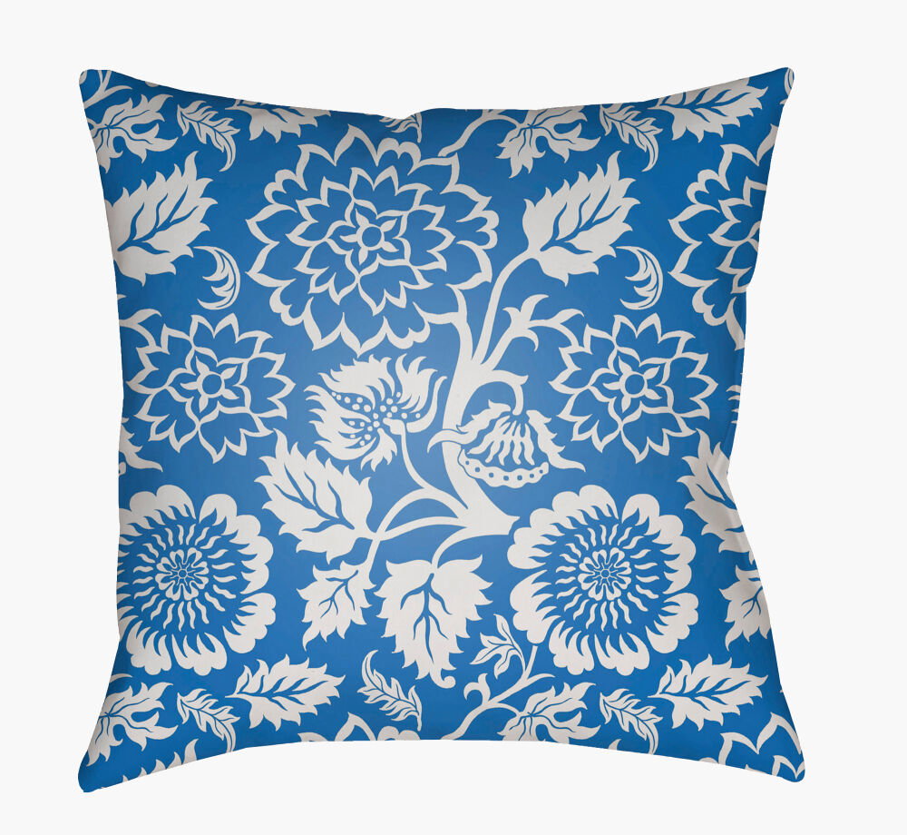 Moody Floral Accent Pillow, Decorative Pillow by Surya, 18" length x 18" width