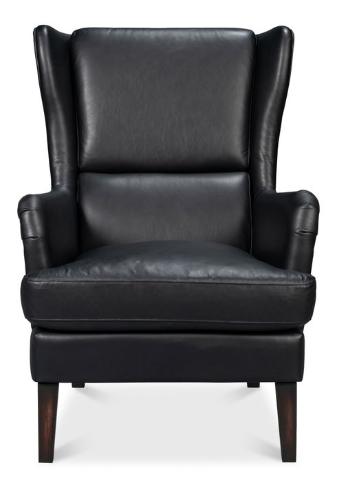 Elite Wing Lounge Chair  Onyx Black