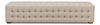 Beam Bench, Tufted Beige Linen thumbnail 1