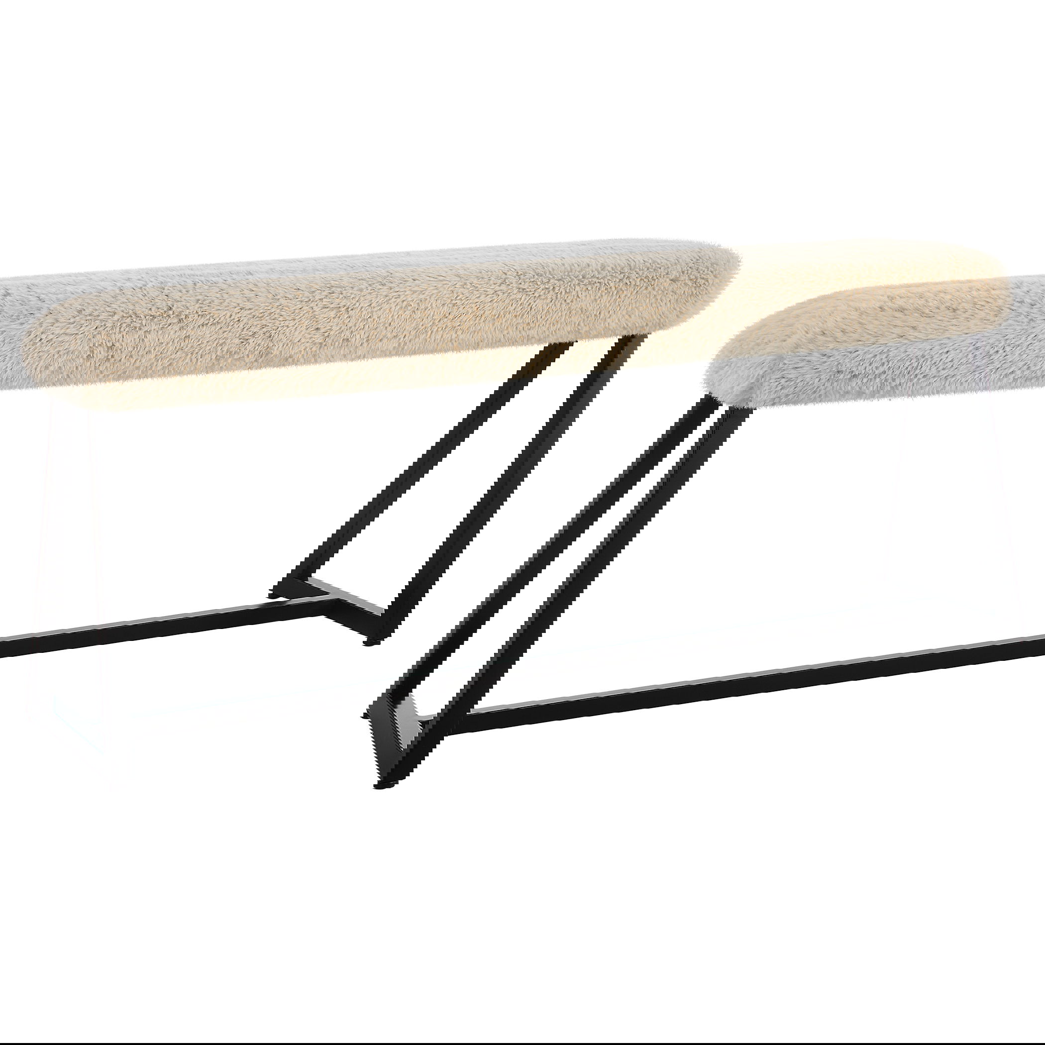 Taupo Sheepskin Bench large image 