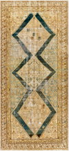 Antique One of a Kind Handmade Rug, by Surya, 13'4" length x 5'11" width thumbnail