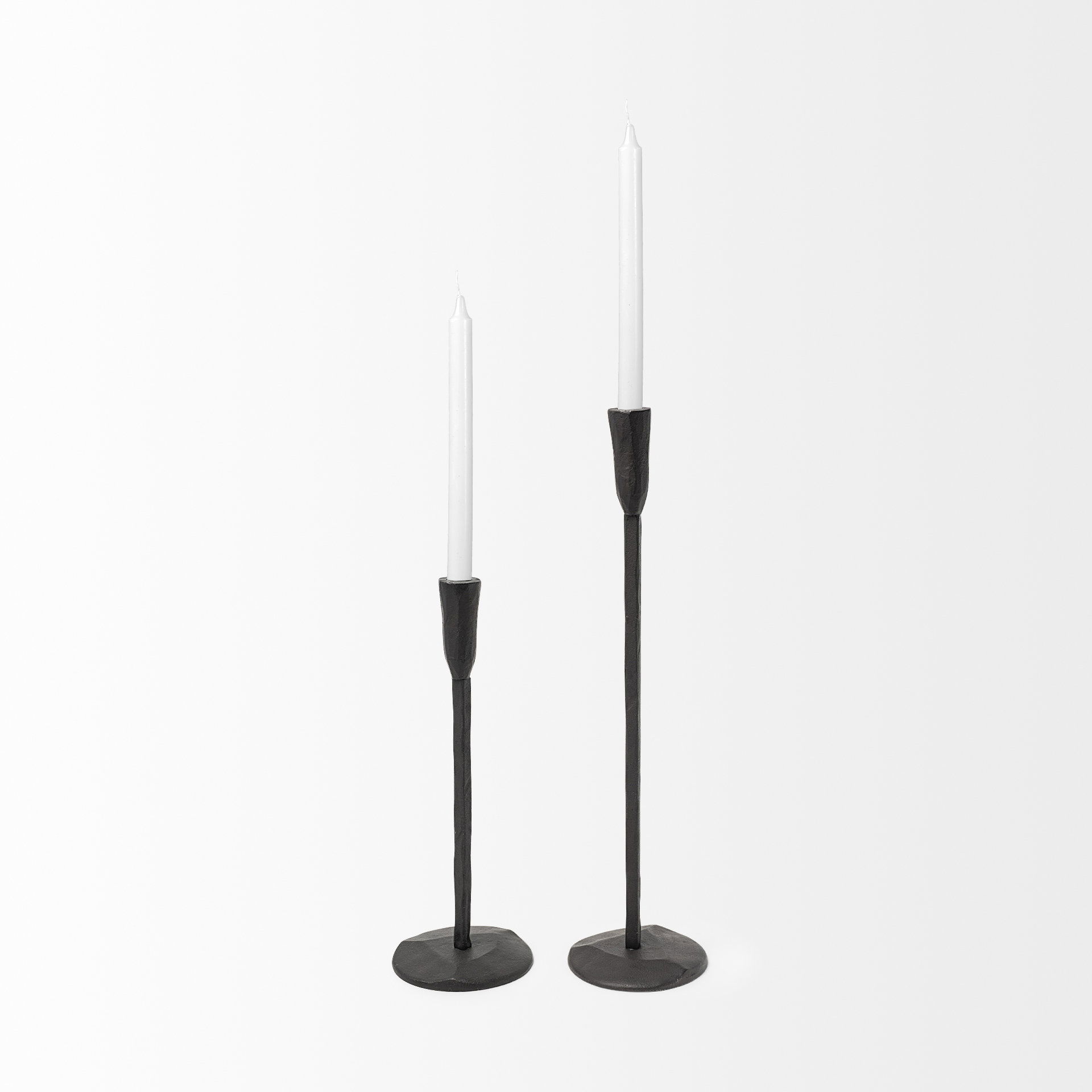 Levit (Large) Black Table Candle Holder, Candles & Candle Holder by Mercana, 5" length x 5" width x 20" height View 5
