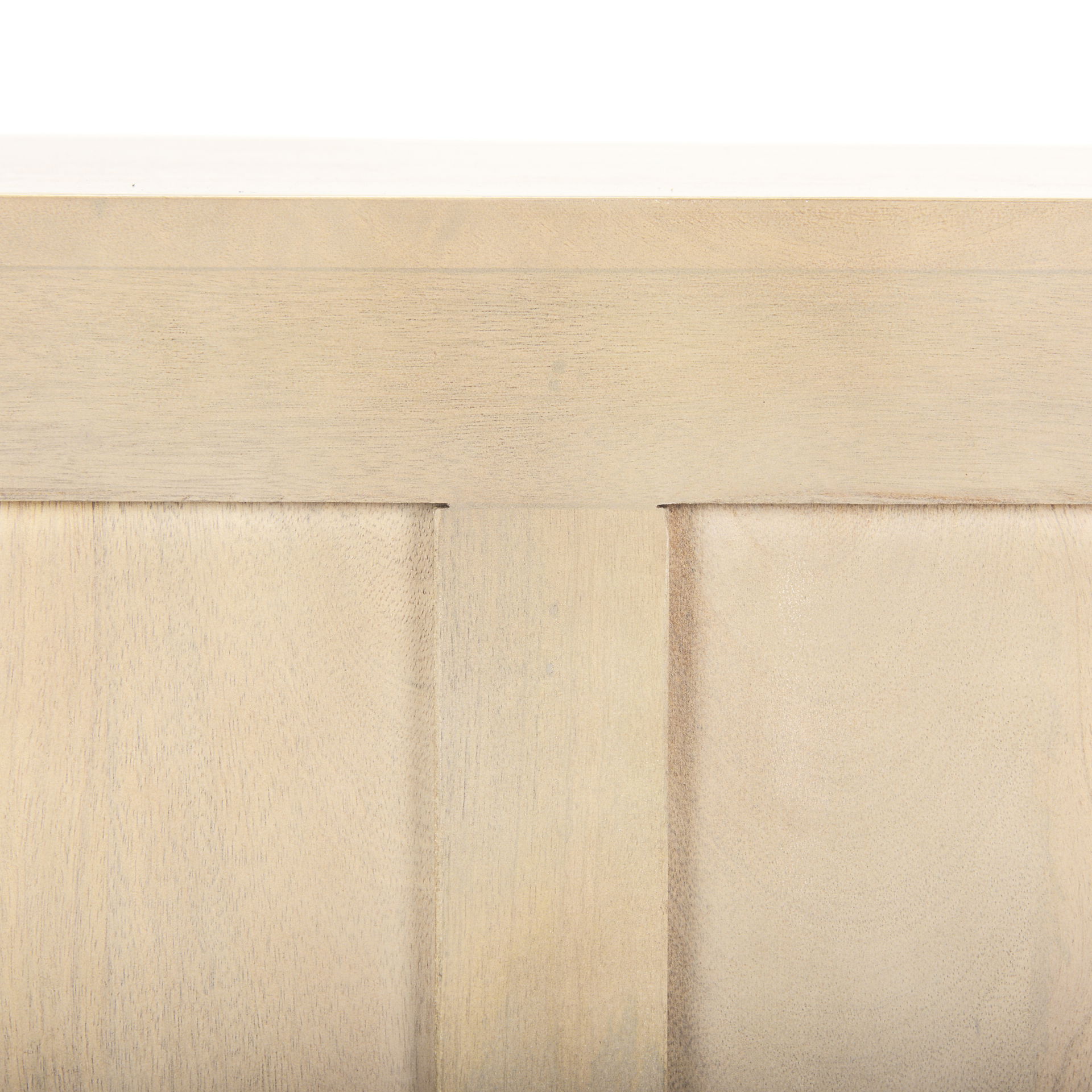 Tucker Light Brown Wood with Carved Arch Pattern 4 Door Sideboard, Sideboards & Buffet by Mercana, 71.75" length x 15" width x 30.25" height View 11