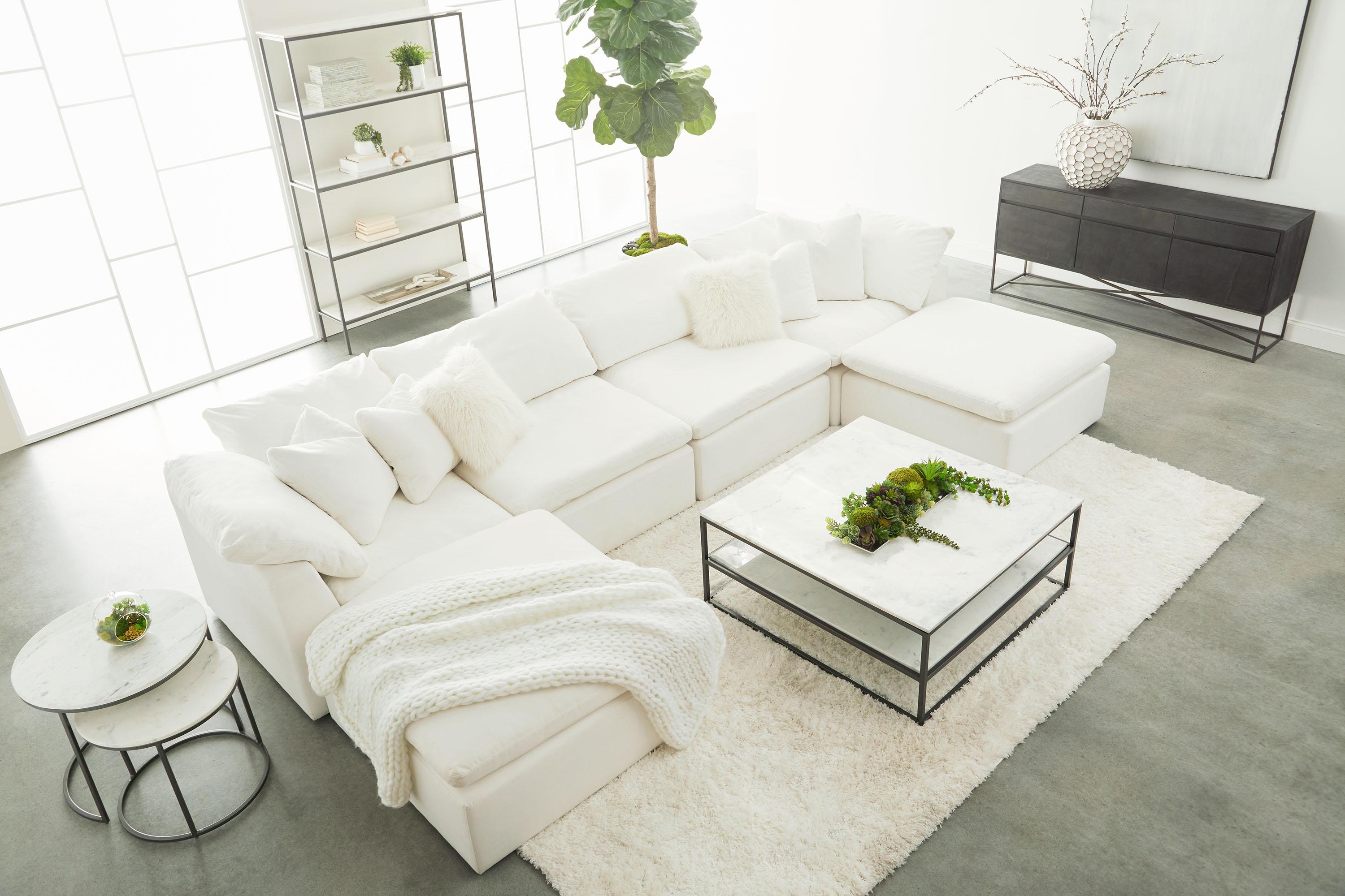 Sky Modular Ottoman, Seating by Essentials for Living, 39.5" width x 21.5" height x 39.5" depth View 14