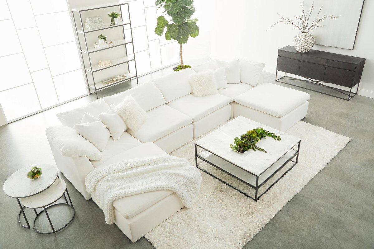 Sky Modular Ottoman, Seating by Essentials for Living, 39.5" width x 21.5" height x 39.5" depth View 14