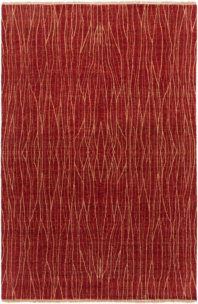 Scarlet Handmade Rug, by Surya, 3' length x 2' width