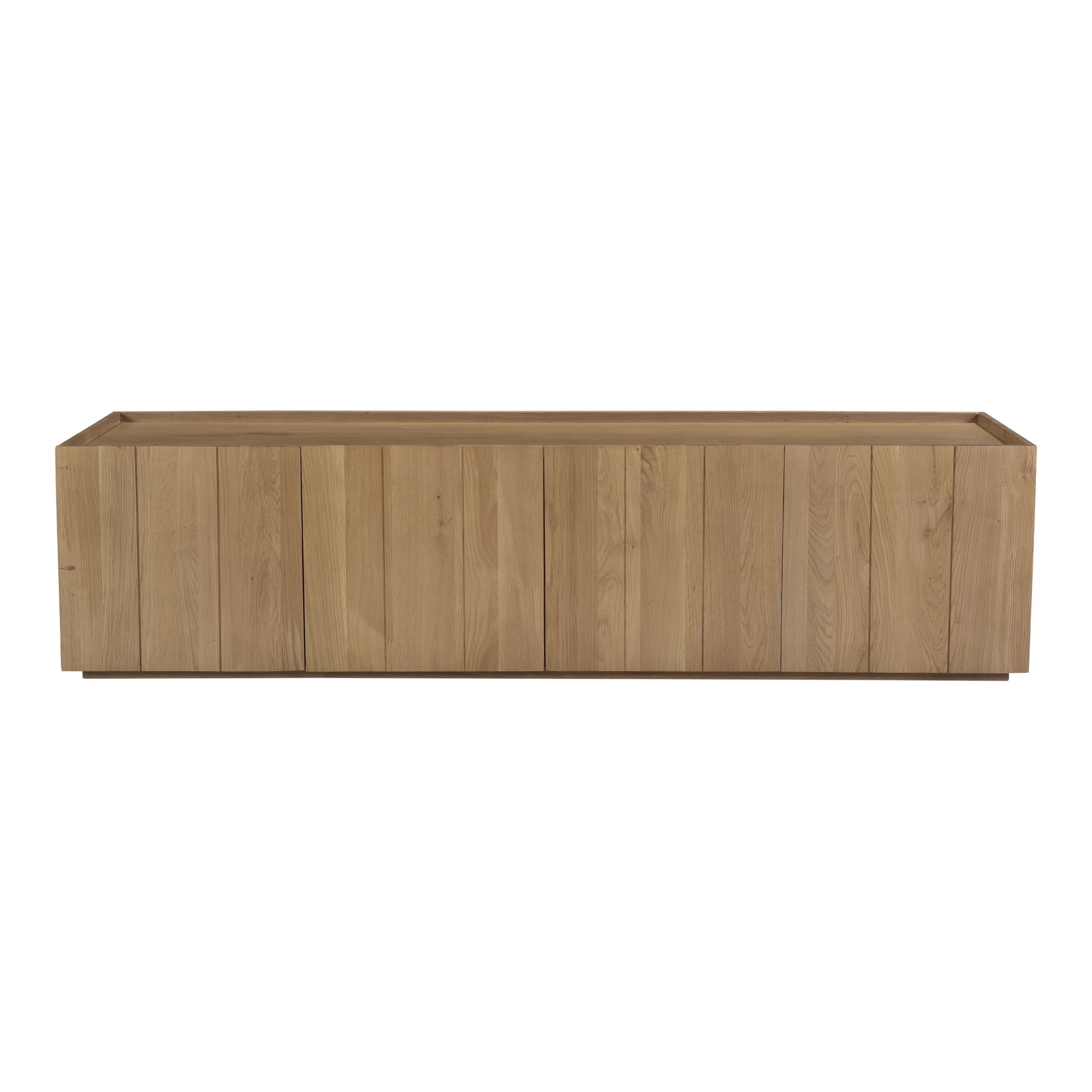 Plank Media Cabinet Natural large image 