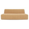 Naomi Convex Sofa Golden Yellow, Sectional Sofa by Moe's Home, 80.7" width x 28.3" height x 39" depth thumbnail 1