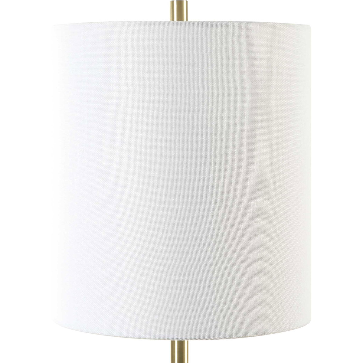 Enigma Teal Blue Glass Buffet Lamp, Table Lamp by Uttermost, 9" width x 20" height x 9" depth View 6