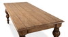 Oak Dining Table, by Sarreid, 3'1" length x 7' width x 2'7" height thumbnail 7