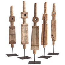 Online Designer Combined Living/Dining Rustic Individual Todem Sculpture