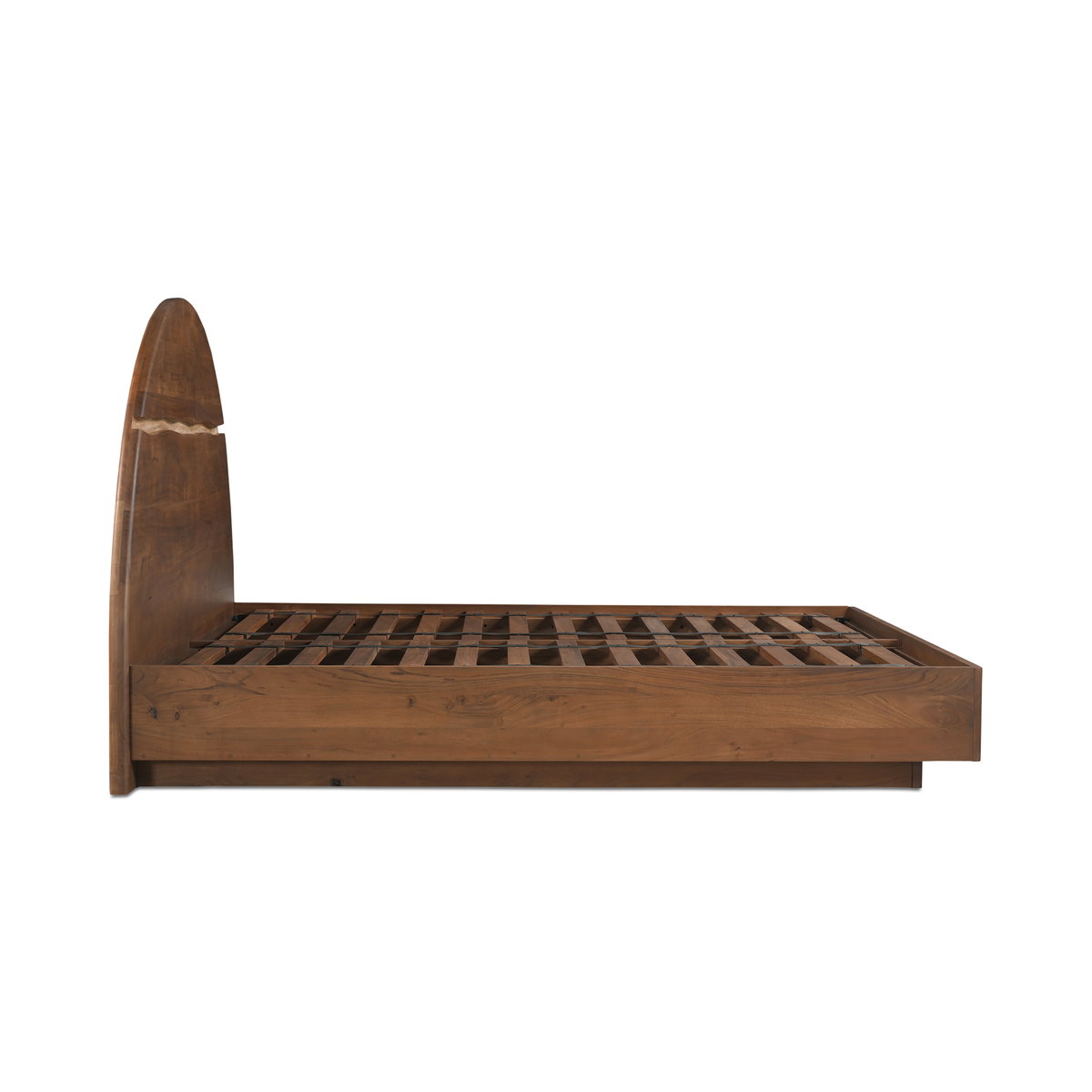 Watson Queen Bed Brown, by Moe's Home, 65" width x 50" height x 84" depth View 8