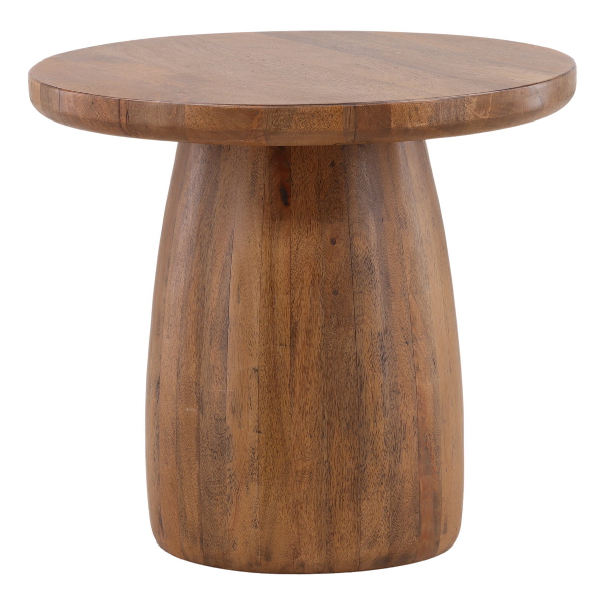 Armstrong Side Table Natural, Side & End Table by Dovetail, 24" width x 22" height x 24" diameter x 24" depth View 1