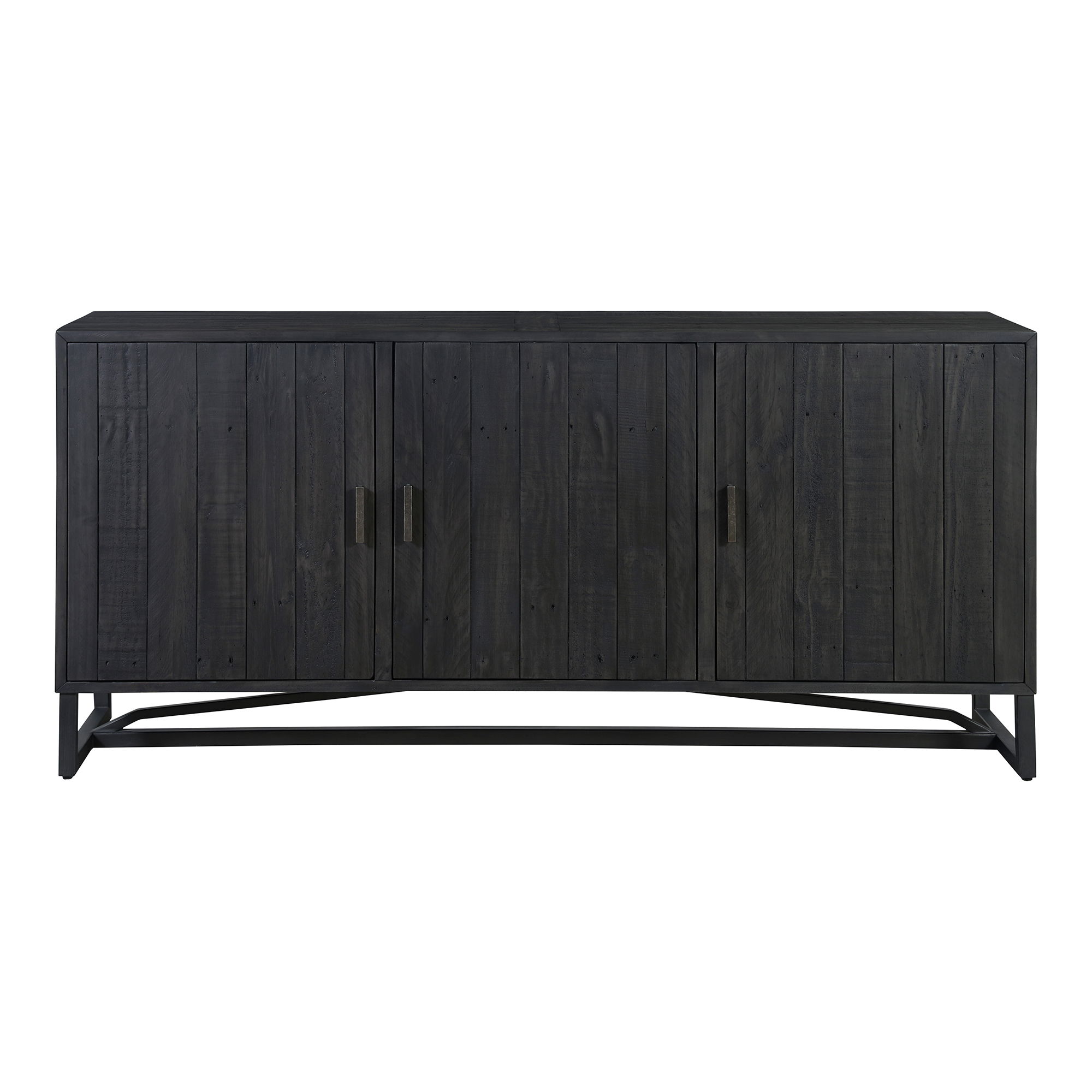 Sierra Sideboard Black, Cabinets & Sideboard by Moe's Home, 68" width x 31.75" height x 16.5" depth View 1
