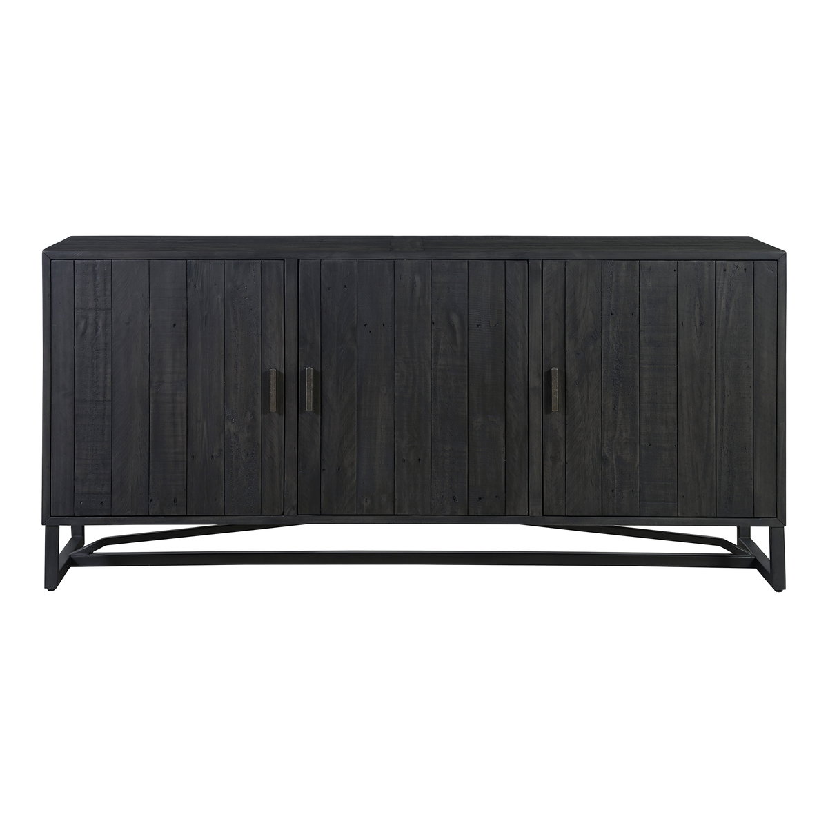 Sierra Sideboard Black, Cabinets & Sideboard by Moe's Home, 68" width x 31.75" height x 16.5" depth View 1