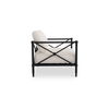 Willow Outdoor Accent Chair Cream, Outdoor Chair by Moe's Home, 2'8" width x 2'10" height x 2'8" depth thumbnail 3