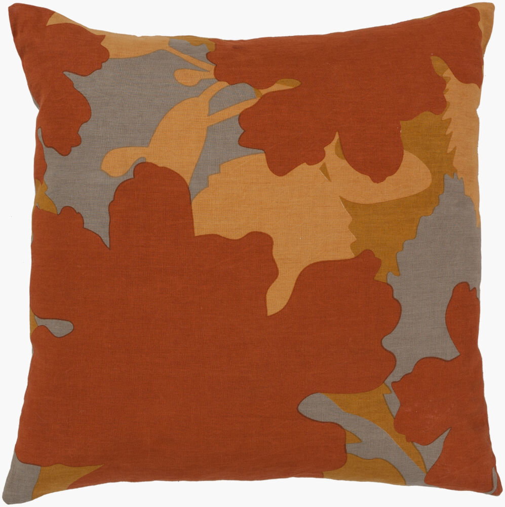 Organic Modern Accent Pillow, Decorative Pillow by Surya, 18" length x 18" width