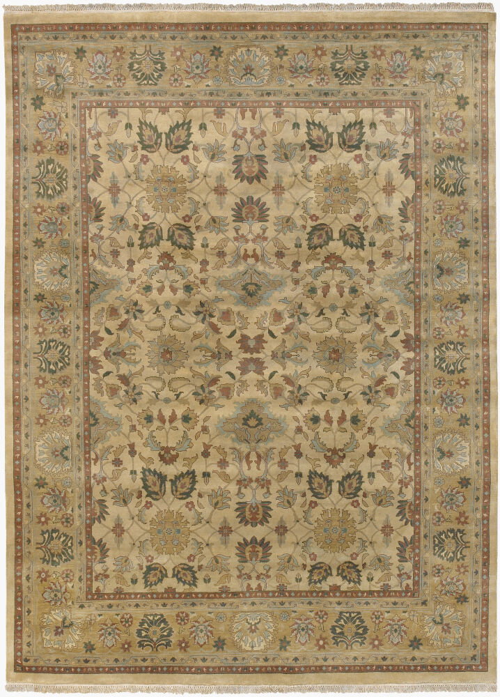 Taj Mahal Handmade Rug, by Surya, 3' length x 2' width