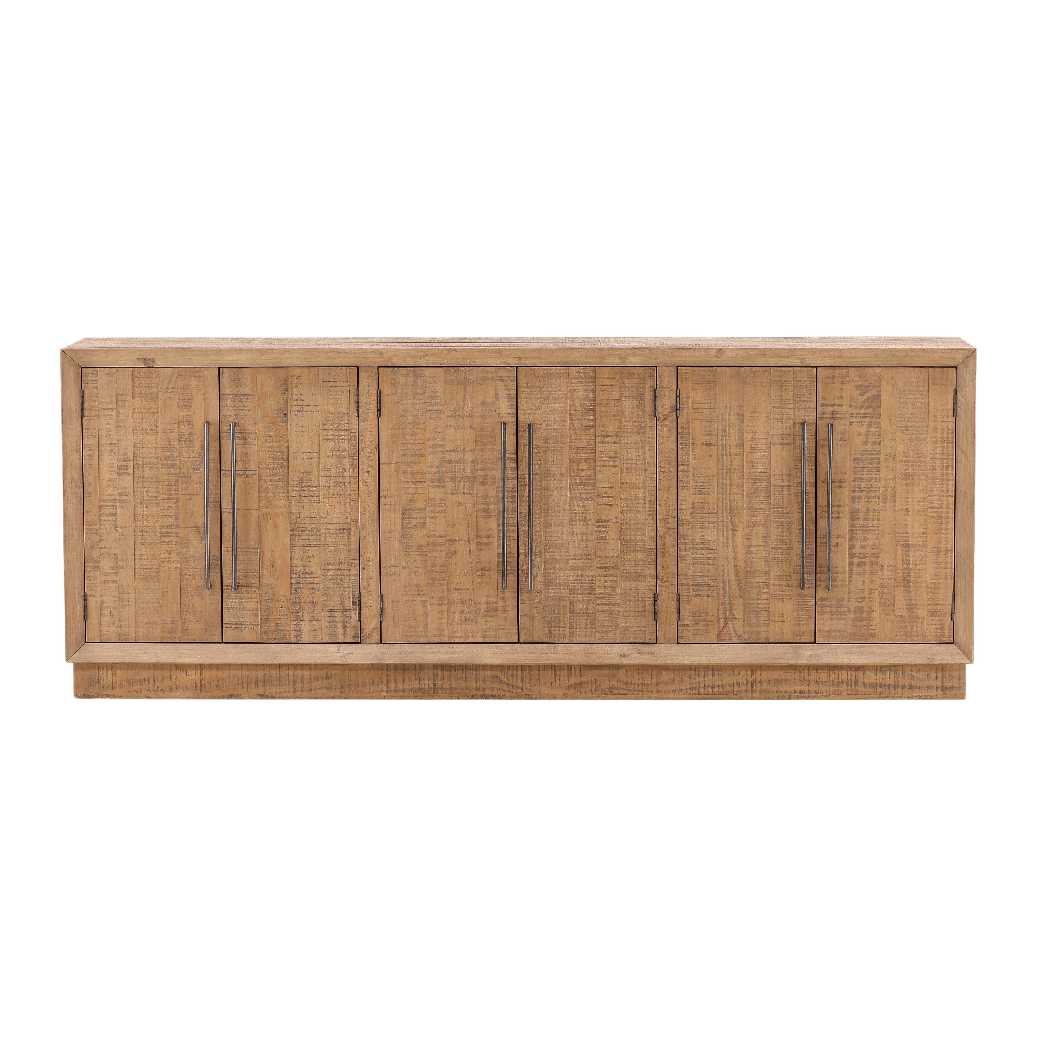 Humphreys Sideboard Natural, Sideboards & Buffet by Dovetail, 86.2" width x 33.75" height x 17.75" depth View 2