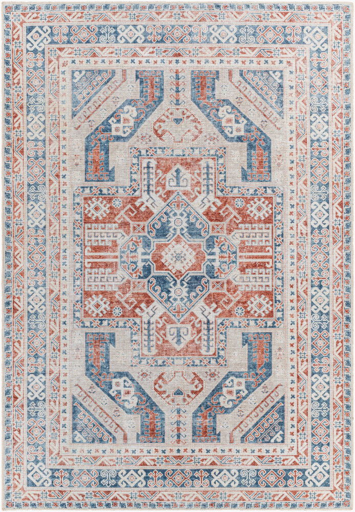 Amelie Machine Woven Rug, by Surya, 1'3.75" length x 1'3.75" width