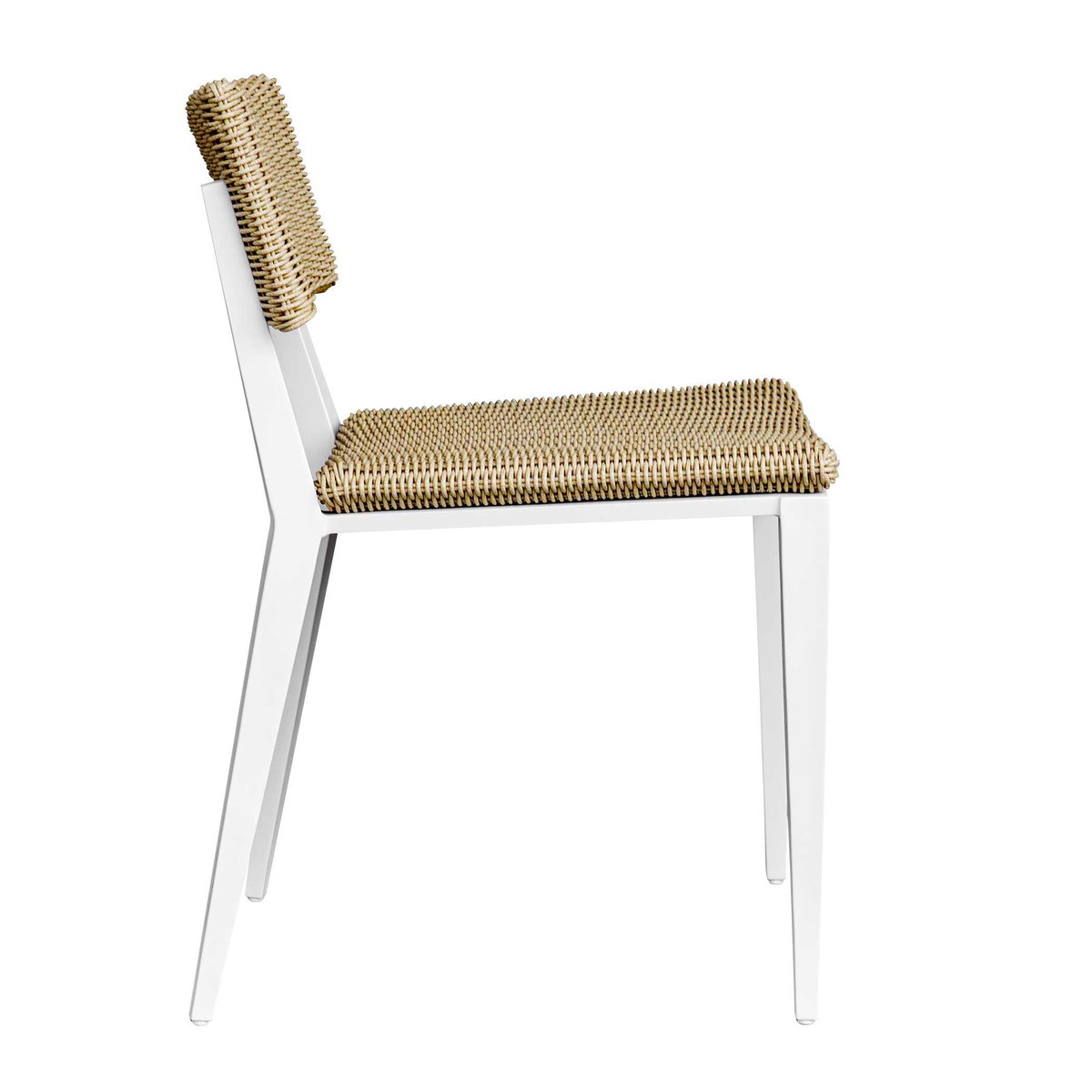 Calbas White Outdoor Dining Chair, Outdoor Chair by Uttermost, 1'7.75" width x 2'6.75" height x 1'10.6" depth View 6