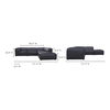 Form Dream Modular Sectional Vantage Black Leather thumbnail 6