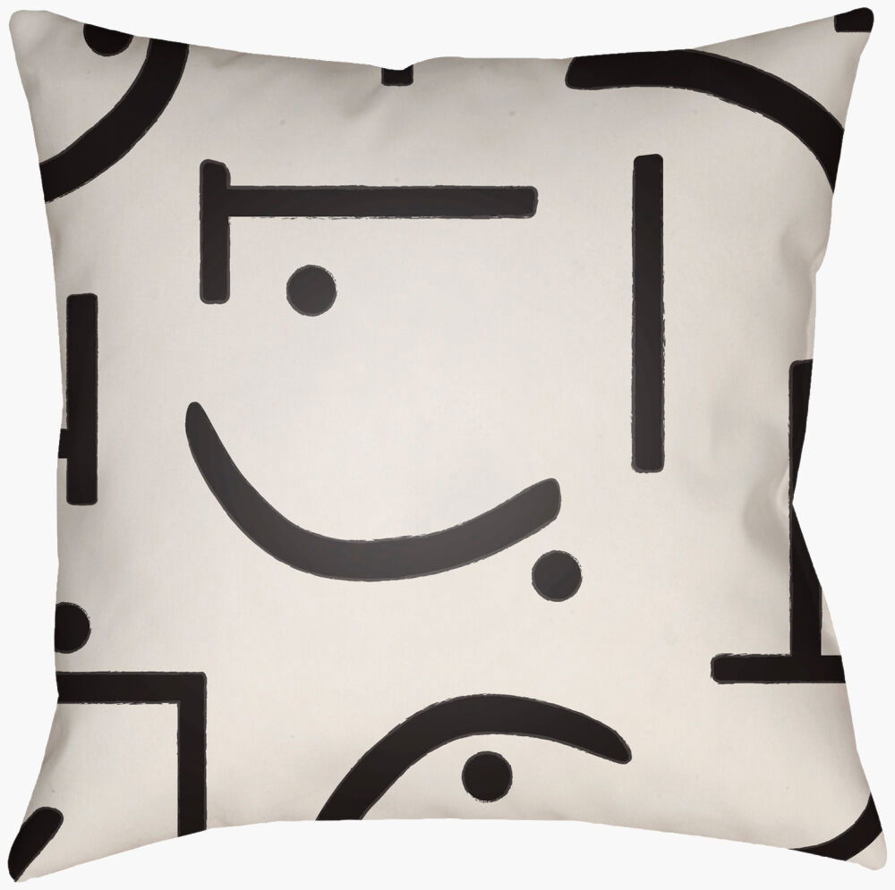 Bambara Accent Pillow, Decorative Pillow by Surya, 16" length x 16" width