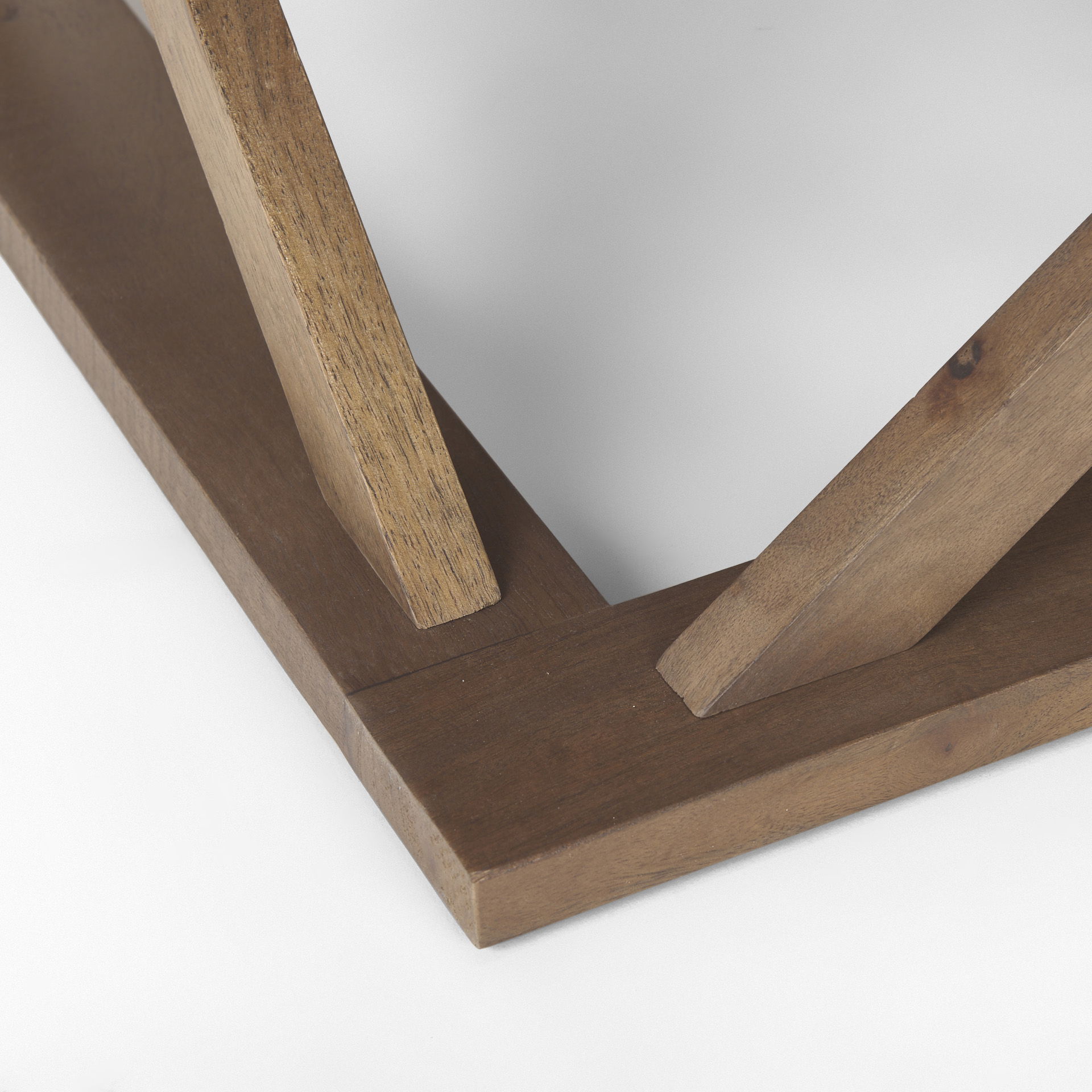 Forsey  Medium Brown Rectangle Coffee Table, by Mercana, 48" length x 28" width x 17.5" height View 7