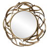 Cutting Edge Bronze Round Mirror, by Uttermost, 55" width x 55" height x 2.5" depth thumbnail 5