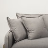Roy I 84' Flint Gray Upholstered Three Seater Sofa, Sofas & Sectional by Mercana, 83.86" length x 40.94" width x 32.87" height thumbnail 9