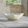 Obscura Warm White Outdoor Bowl, Decorative Tray by Uttermost, 16" width x 5" height x 12" depth thumbnail 3