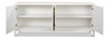 Blanco 4 Door Buffet  Cortina White, by Sarreid, 1'6" length x 6'8" width x 2'10" height thumbnail 5
