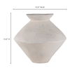 Raja Medium Decorative Vessel White, Vase by Moe's Home, 15" width x 14" height x 15" depth thumbnail 13