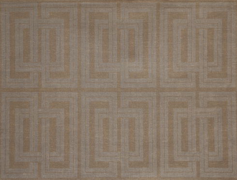 Quad Grey & Gold Wallpaper