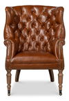 Welsh Leather Chair  Vintage Havana thumbnail 6