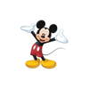 Mickey & Friends - Mickey Mouse Peel & Stick Giant Wall Decal, by York Wall, 3'3.6" length x 1'6" width x 0.02" depth thumbnail