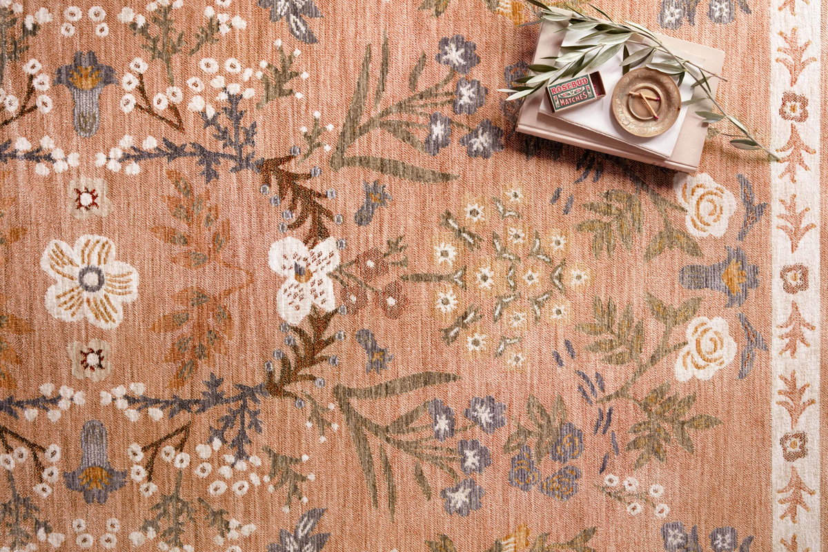 Rifle Paper Co. x Loloi Kismet Rug, 9'3" length x 12'6" width View 3