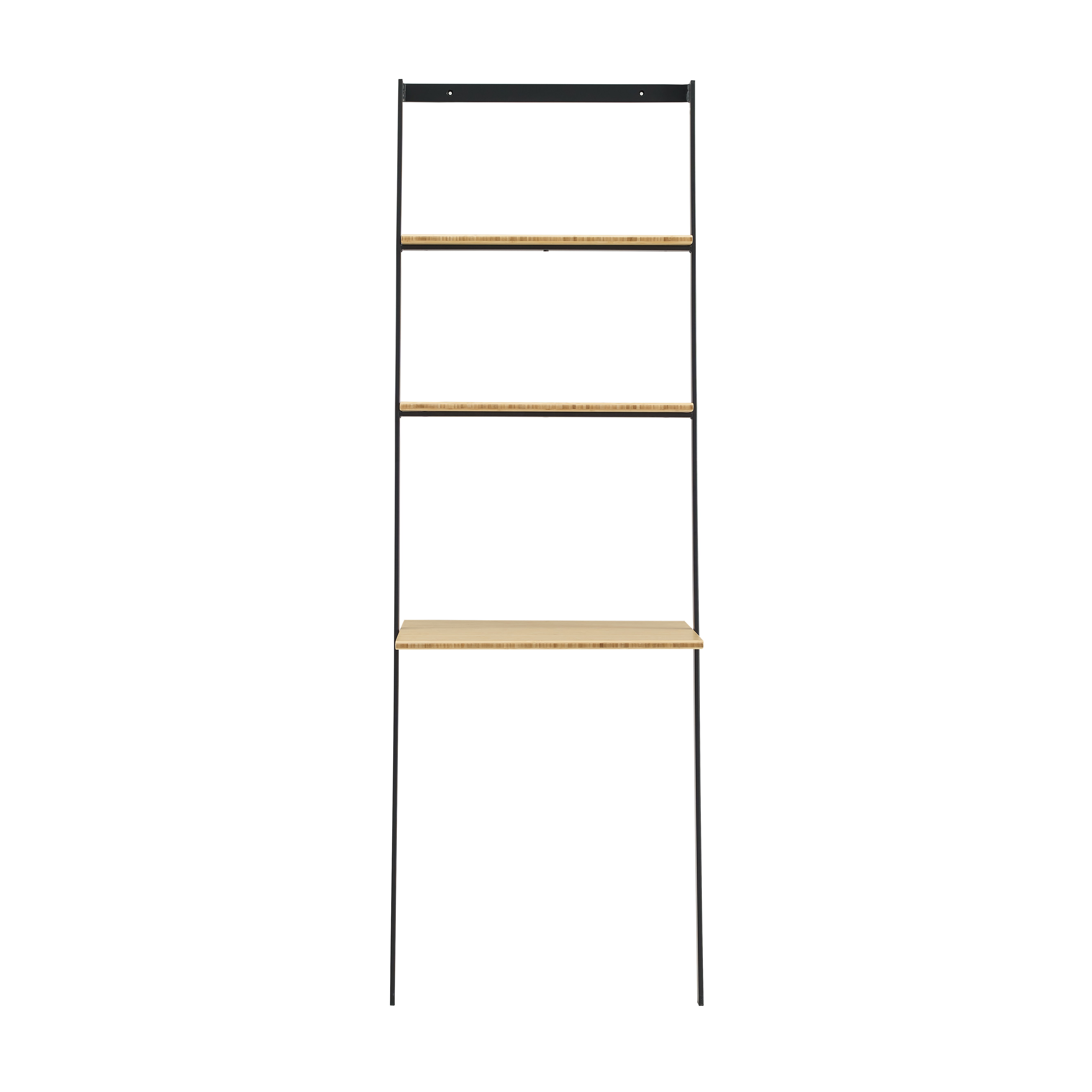 Santa Cruz Leaning Desk, Wheat, File Storage by Greenington, 25.2" length x 19" width x 76" height View 2