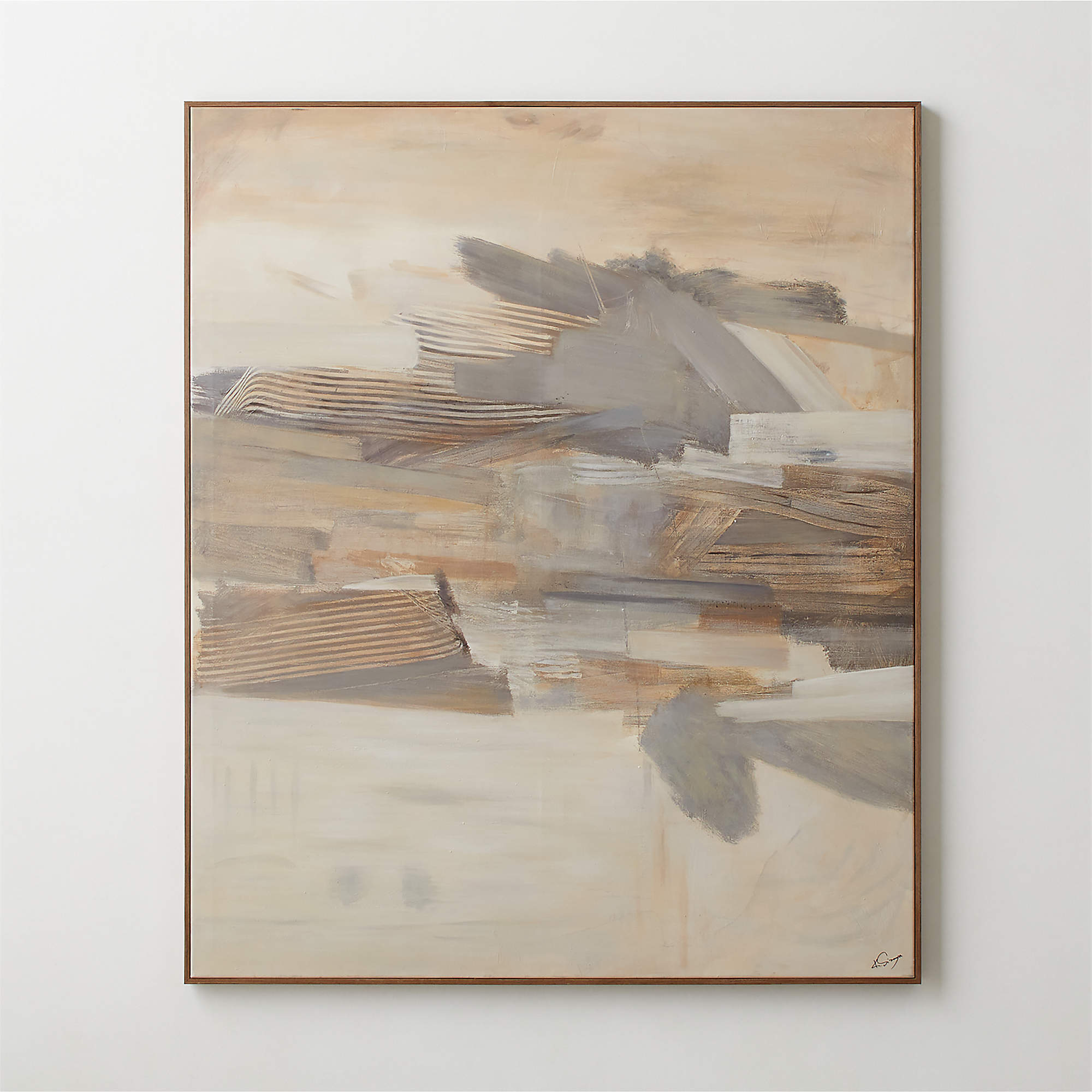 Online Designer Other 'Acrasia' Framed Wall Art 50"X60"