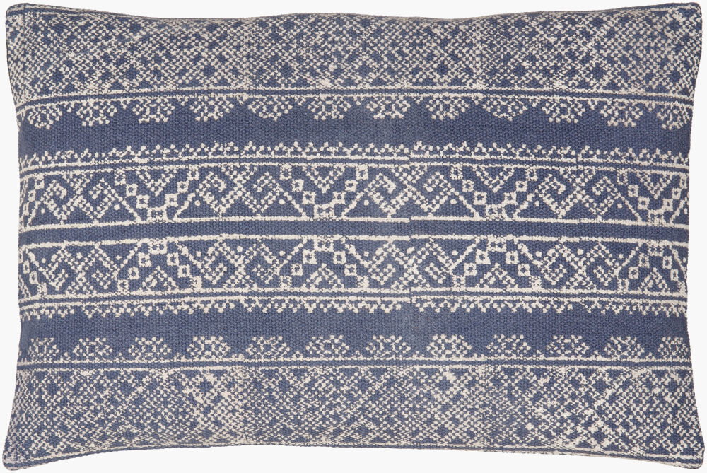Zendaya Lumbar Pillow, Decorative Pillow by Surya, 14" length x 22" width