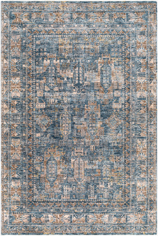 Mirabel Machine Woven Rug, by Surya, 7'4.58" length x 4'11.84" width