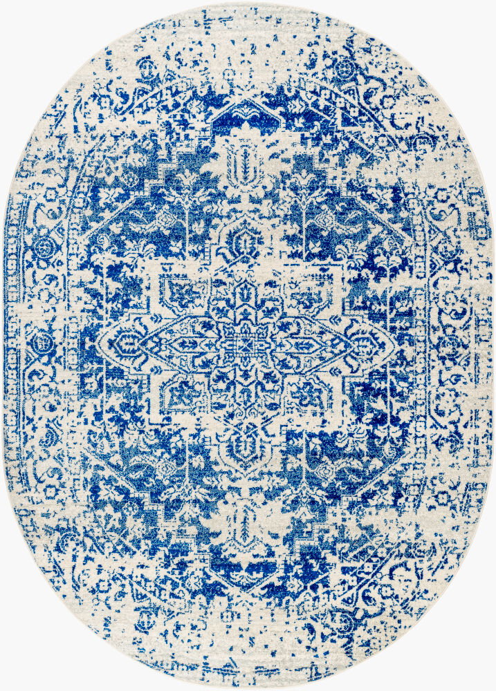 Harput Machine Woven Rug, by Surya, 9'0.27" length x 6'6.74" width