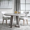 Gidran Gray Dining Table, by Uttermost, 52" width x 29.9" height x 52" depth thumbnail 4