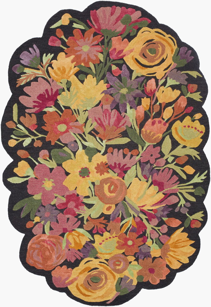 Shindig Handmade Rug, by Surya, 1'6" length x 1'6" width